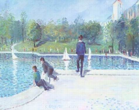 New York oil painting